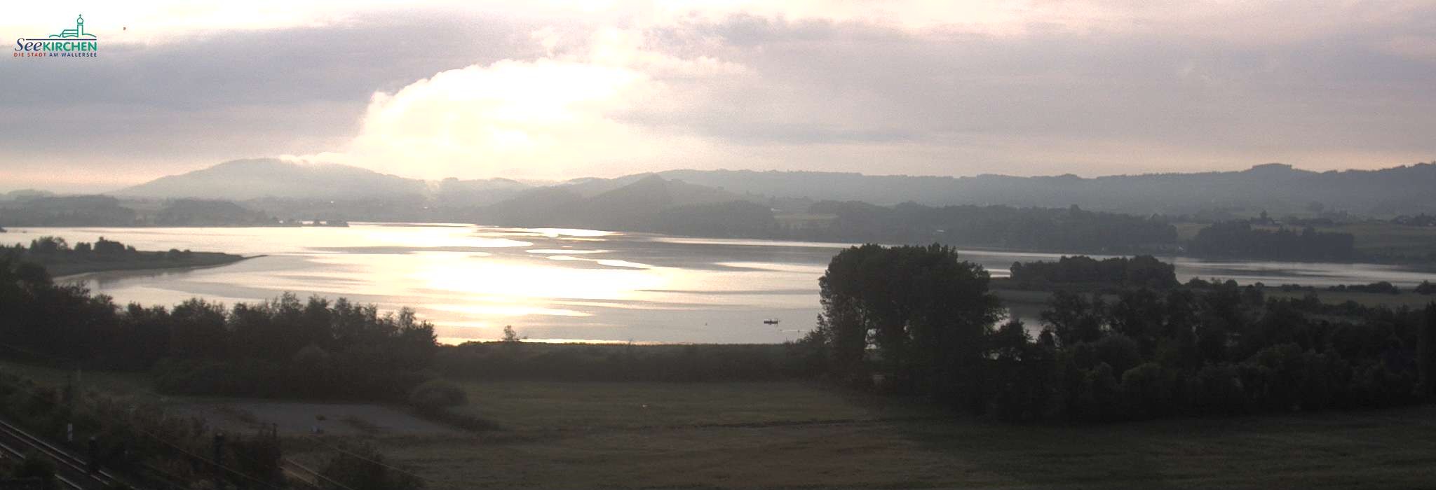 Archiv Foto Webcam Blick von Seekirchen auf den Wallersee