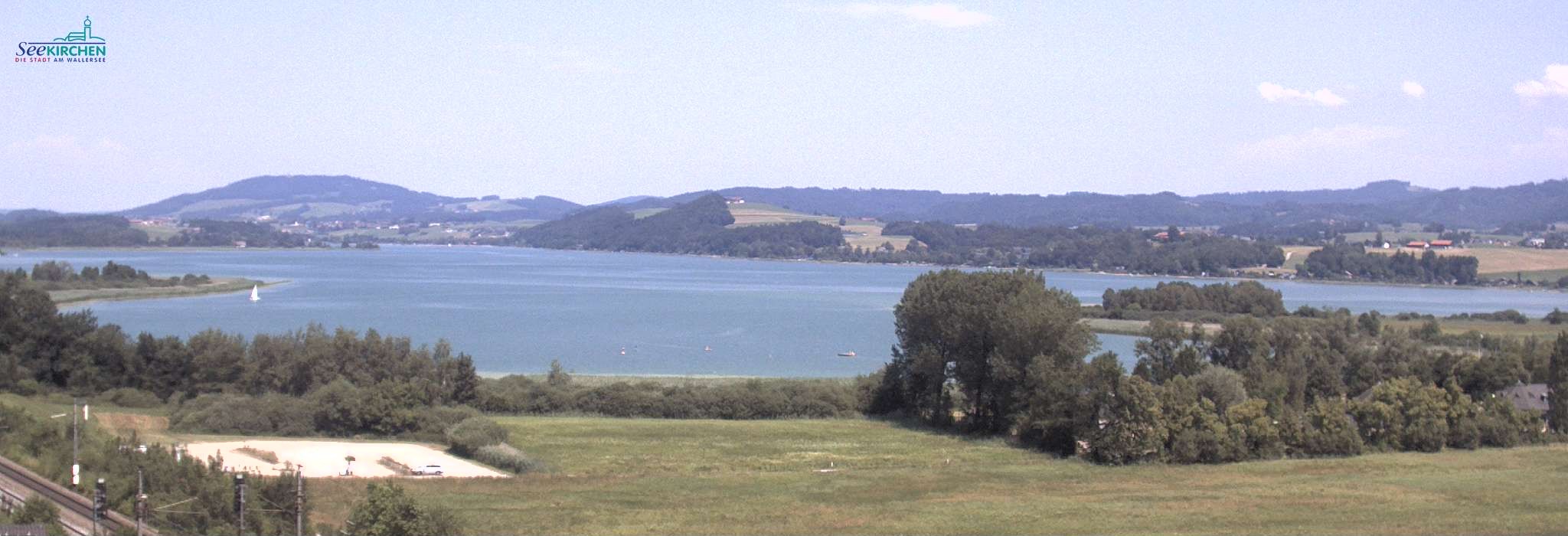 Archiv Foto Webcam Blick von Seekirchen auf den Wallersee