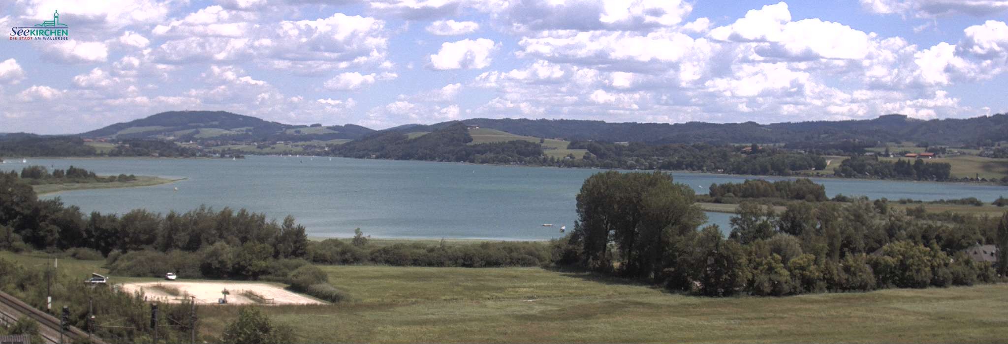 Archiv Foto Webcam Blick von Seekirchen auf den Wallersee