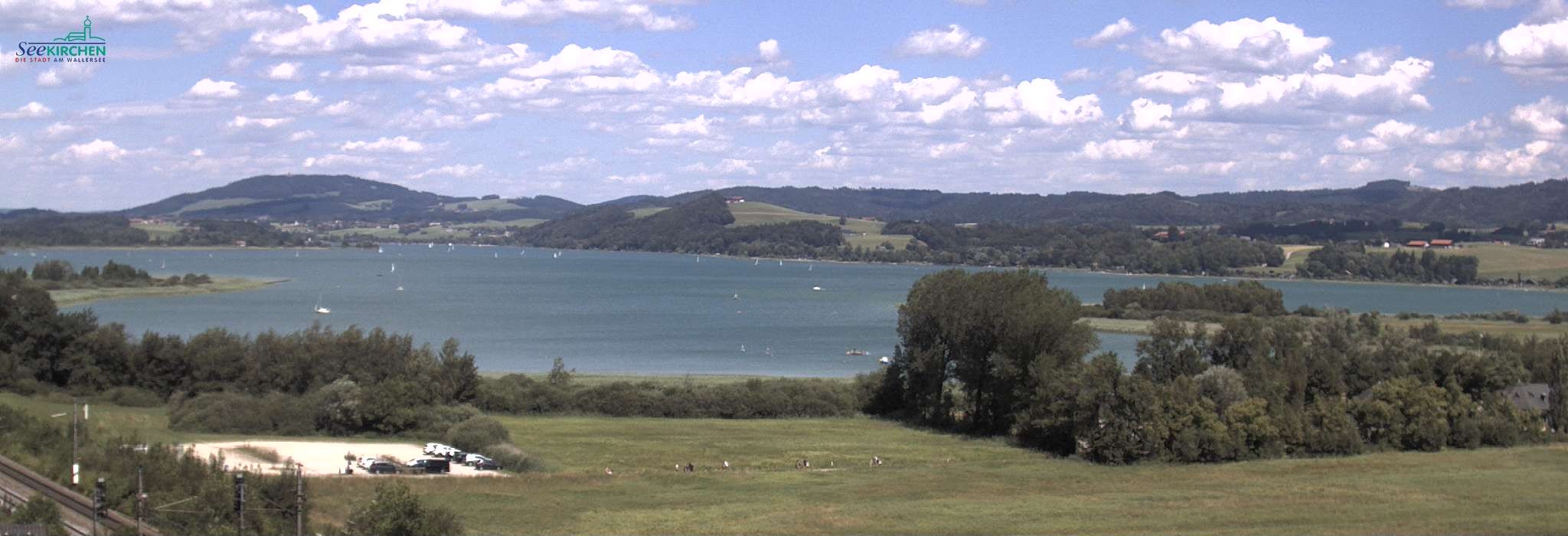 Archiv Foto Webcam Blick von Seekirchen auf den Wallersee
