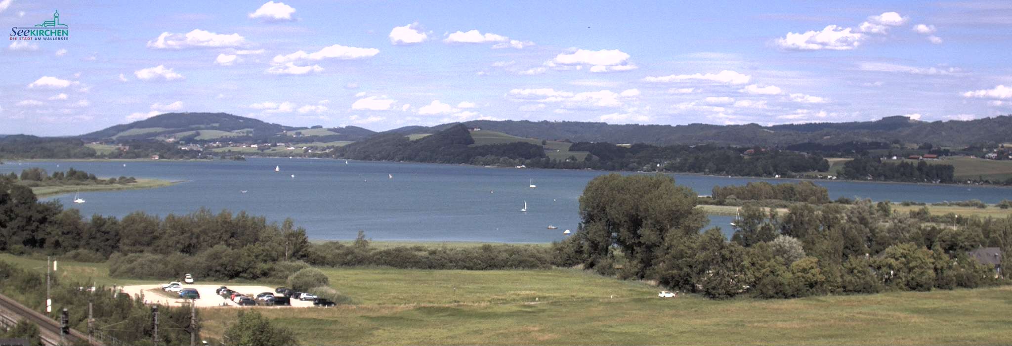 Archiv Foto Webcam Blick von Seekirchen auf den Wallersee