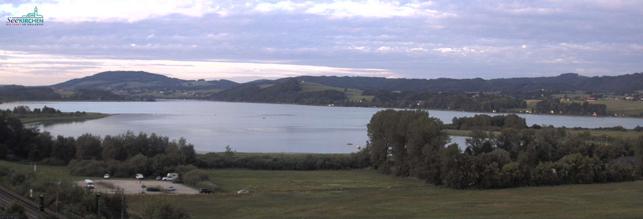 Archiv Foto Webcam Blick von Seekirchen auf den Wallersee