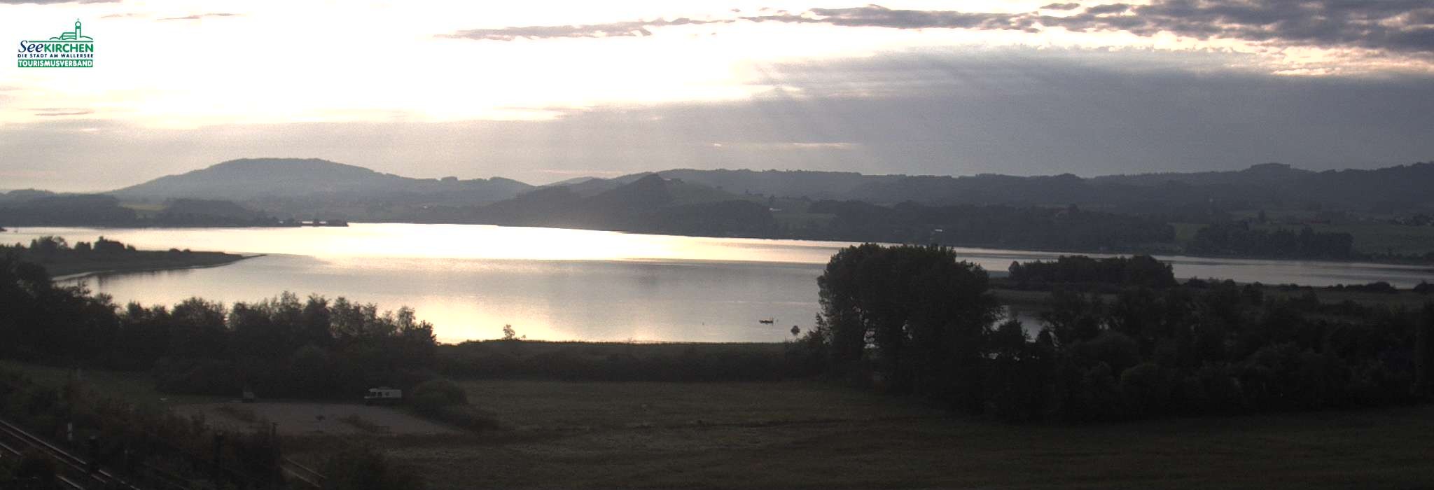 Archived image Webcam View from Seekirchen over the Wallersee