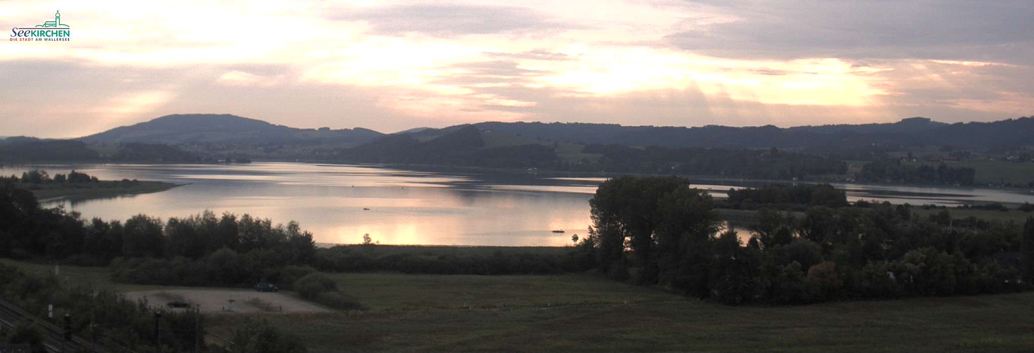 Archiv Foto Webcam Blick von Seekirchen auf den Wallersee