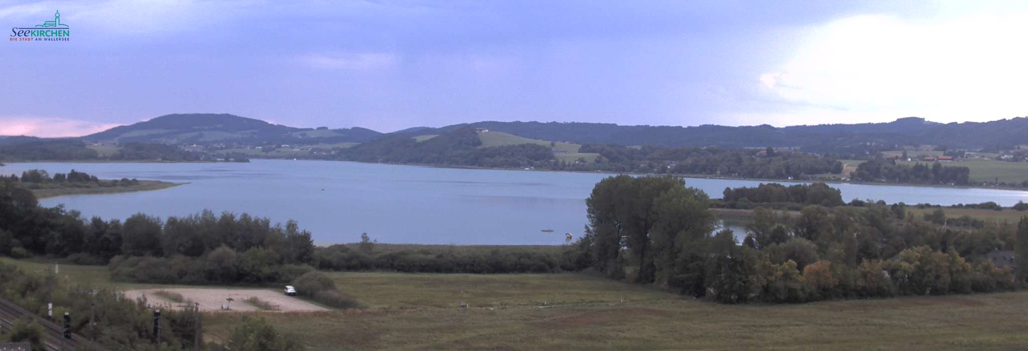 Archiv Foto Webcam Blick von Seekirchen auf den Wallersee