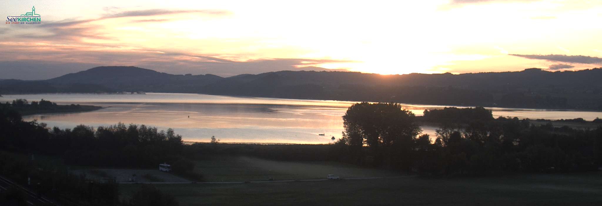 Archiv Foto Webcam Blick von Seekirchen auf den Wallersee