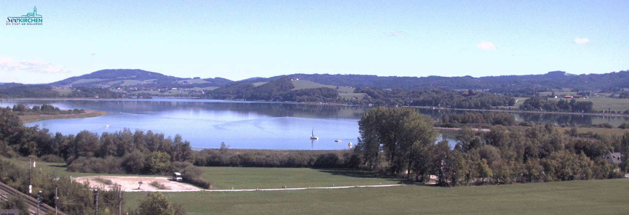 Archiv Foto Webcam Blick von Seekirchen auf den Wallersee