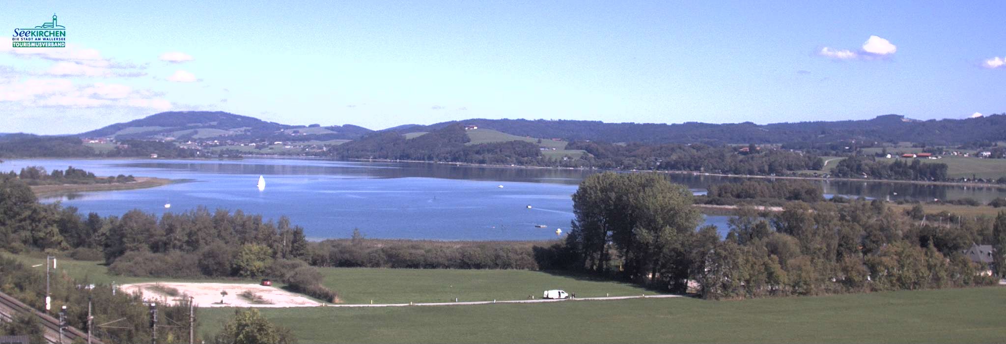 Archiv Foto Webcam Blick von Seekirchen auf den Wallersee