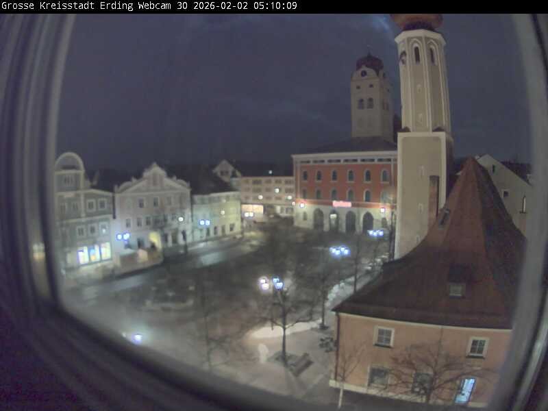 Archived image Webcam Erding - Town Hall