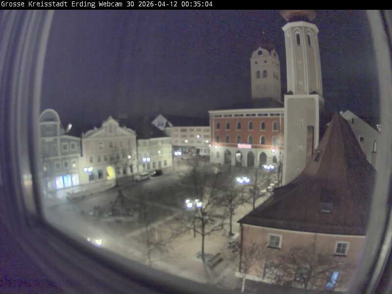 Archived image Webcam Erding - Town Hall