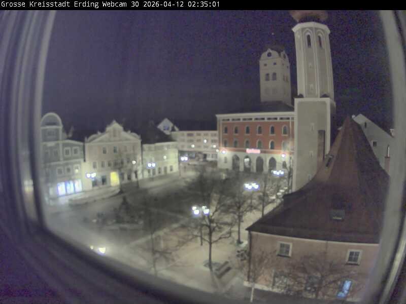 Archived image Webcam Erding - Town Hall