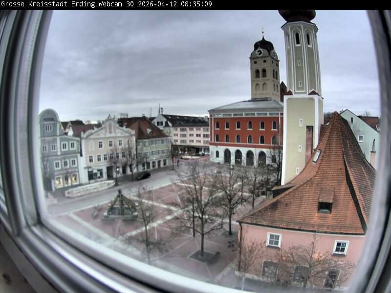 Archived image Webcam Erding - Town Hall