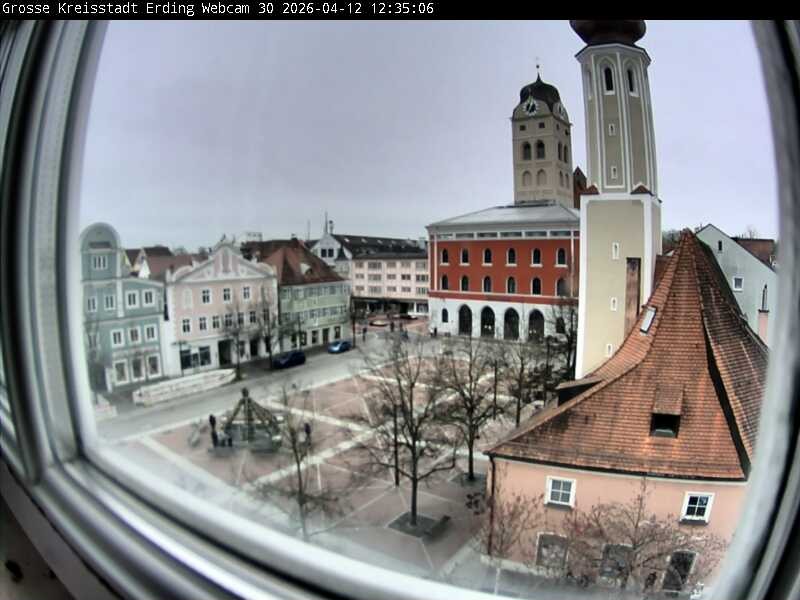 Archived image Webcam Erding - Town Hall