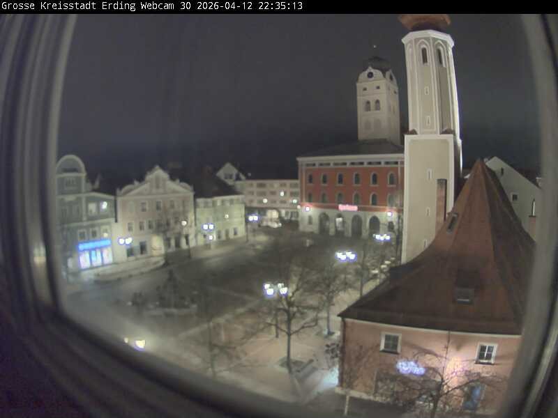 Archived image Webcam Erding - Town Hall