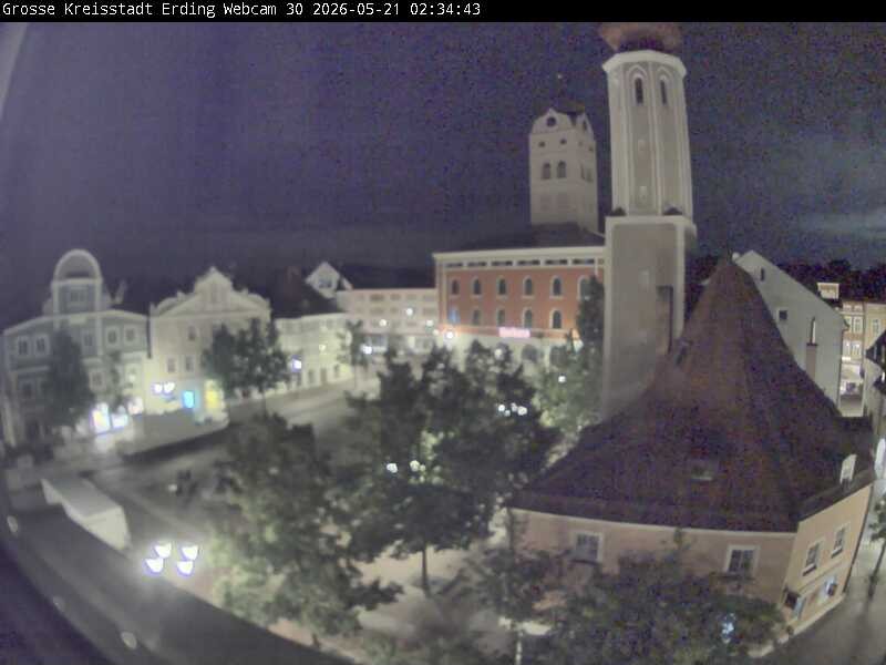 Archived image Webcam Erding - Town Hall