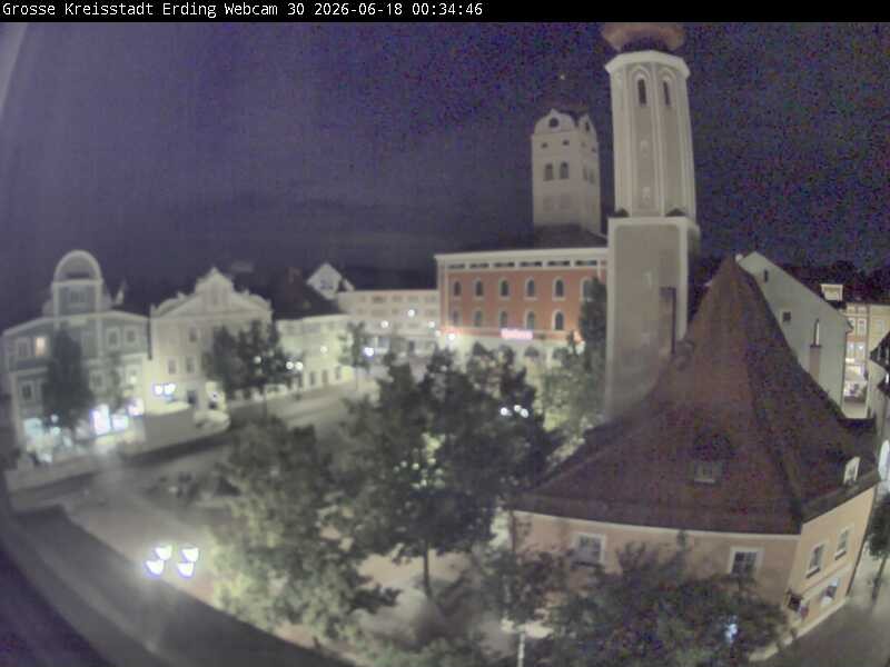 Archived image Webcam Erding - Town Hall