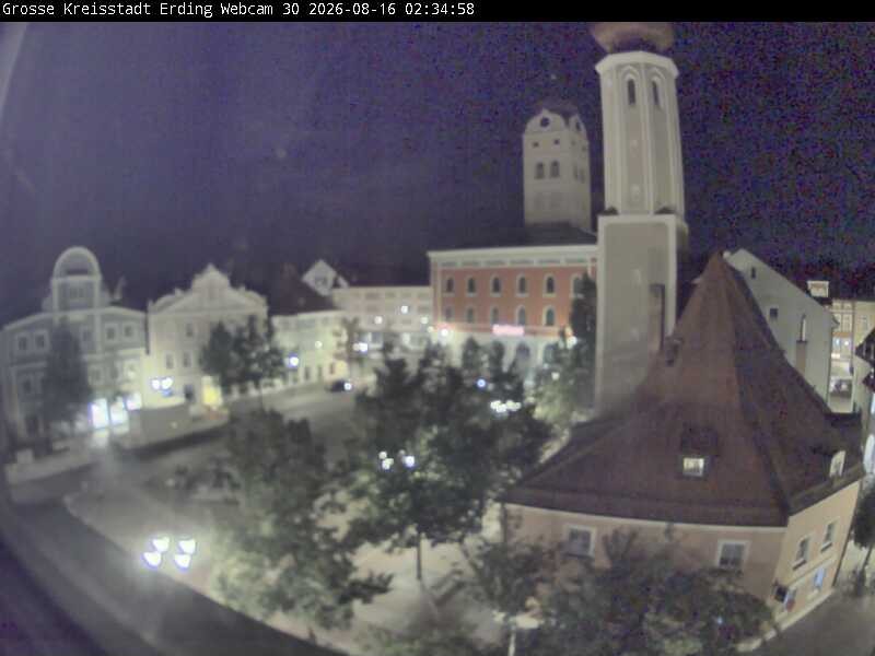 Archived image Webcam Erding - Town Hall