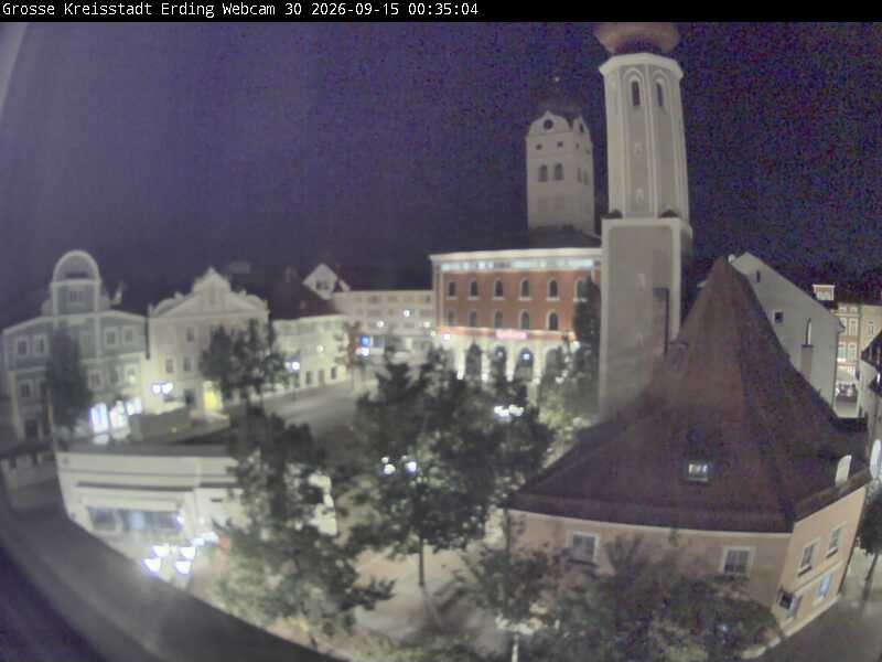 Archived image Webcam Erding - Town Hall