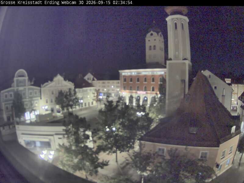 Archived image Webcam Erding - Town Hall
