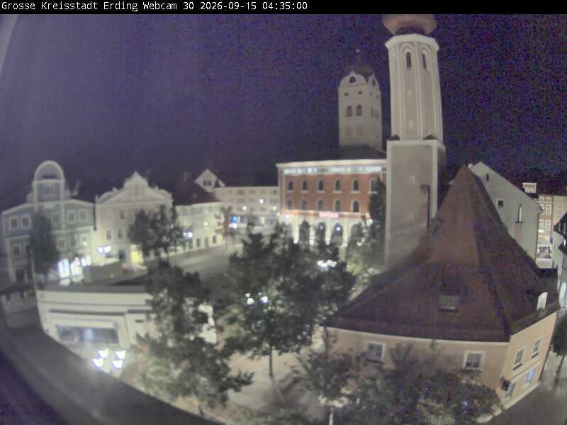 Archived image Webcam Erding - Town Hall