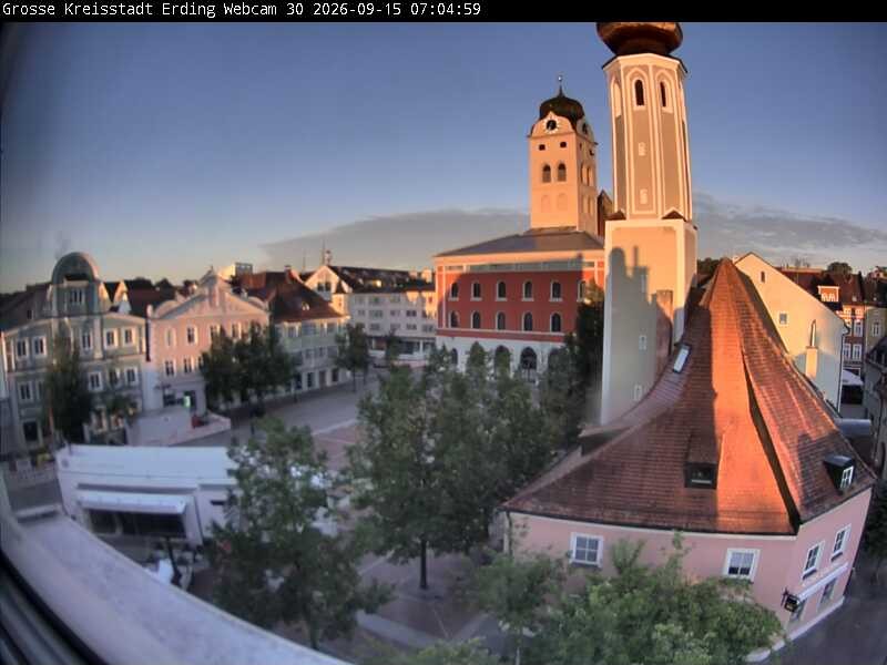 Archived image Webcam Erding - Town Hall