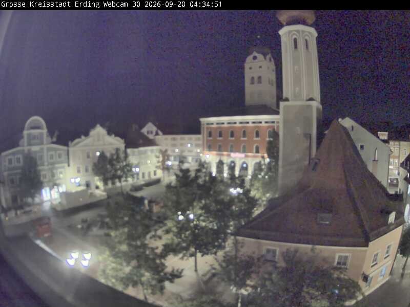 Archived image Webcam Erding - Town Hall