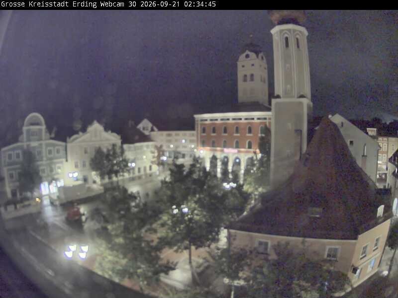 Archived image Webcam Erding - Town Hall
