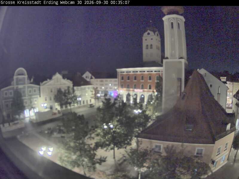 Archived image Webcam Erding - Town Hall