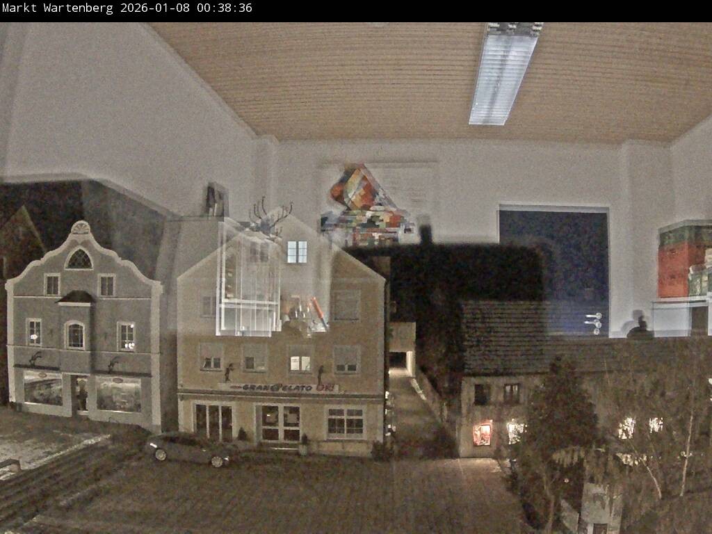 Archived image Webcam Market place of Wartenberg near the city of Erding