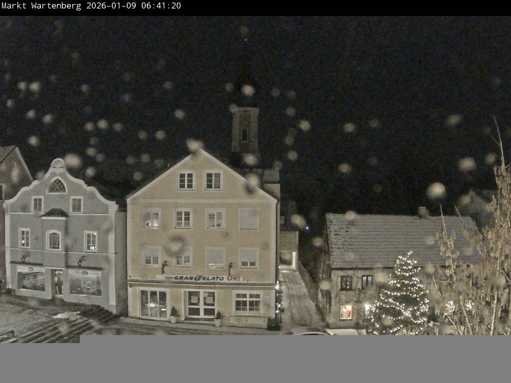 Archiv Foto Webcam Marktplatz Wartenberg im Landkreis Erding