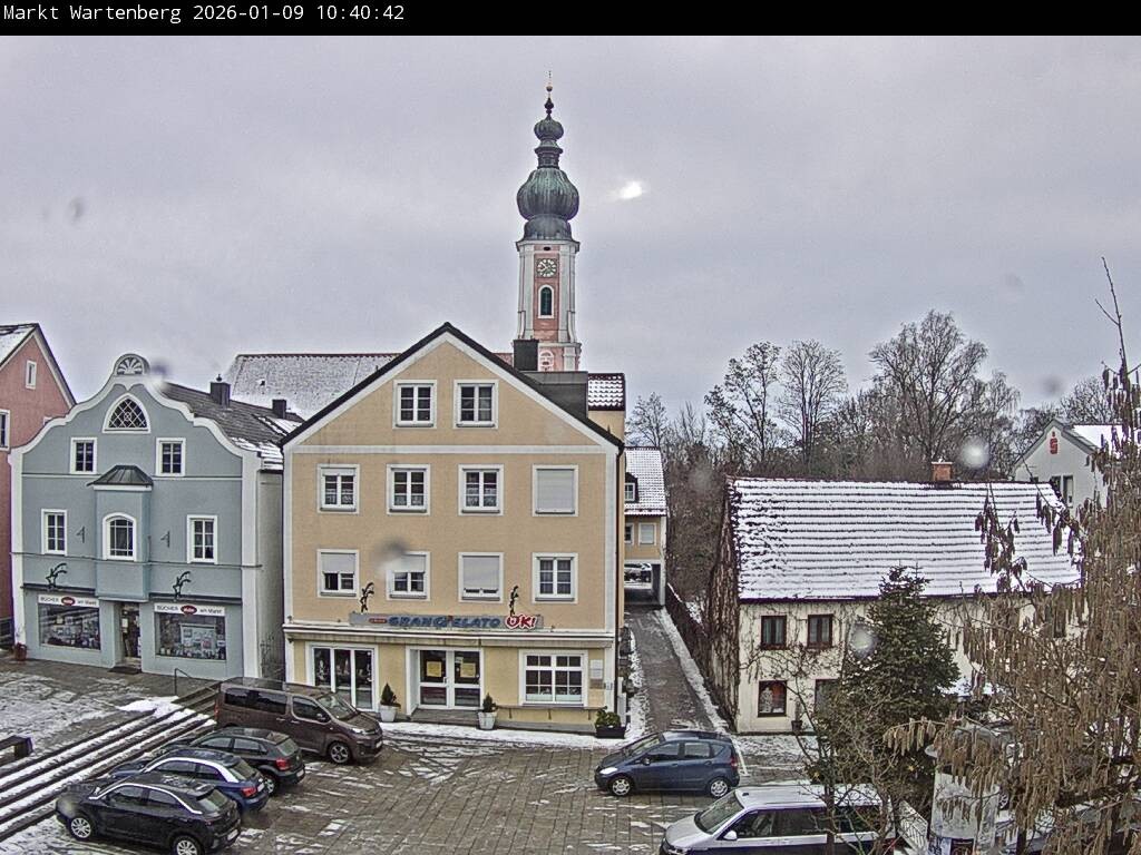 Archiv Foto Webcam Marktplatz Wartenberg im Landkreis Erding