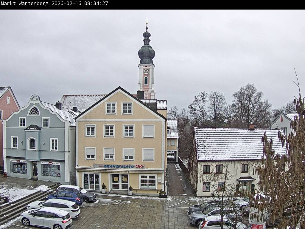 Archiv Foto Webcam Marktplatz Wartenberg im Landkreis Erding