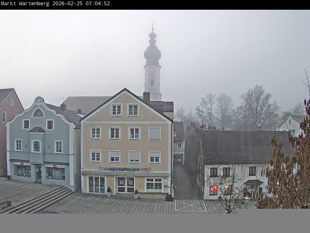 Archiv Foto Webcam Marktplatz Wartenberg im Landkreis Erding