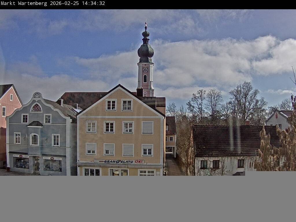 Archiv Foto Webcam Marktplatz Wartenberg im Landkreis Erding