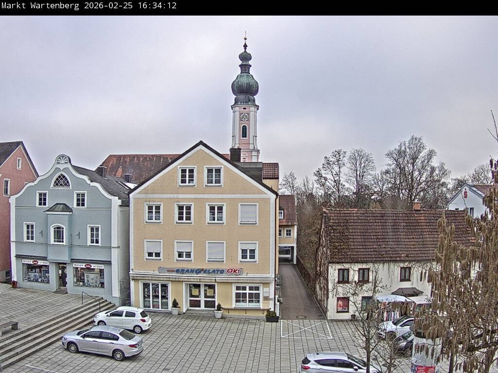 Archiv Foto Webcam Marktplatz Wartenberg im Landkreis Erding
