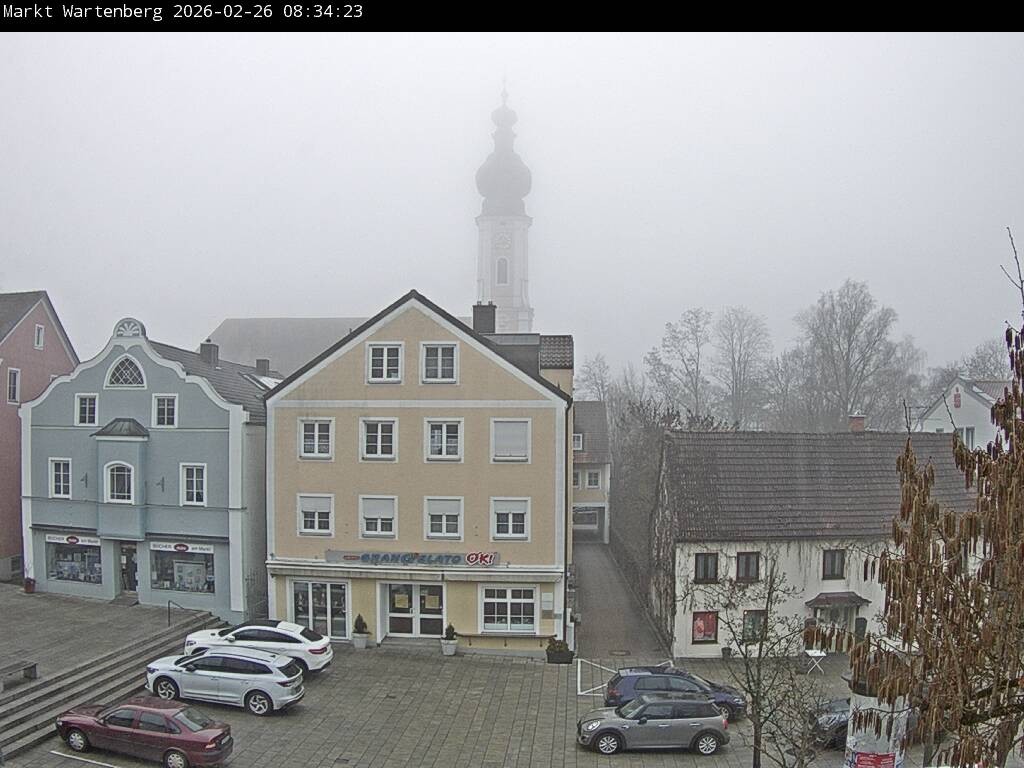 Archiv Foto Webcam Marktplatz Wartenberg im Landkreis Erding
