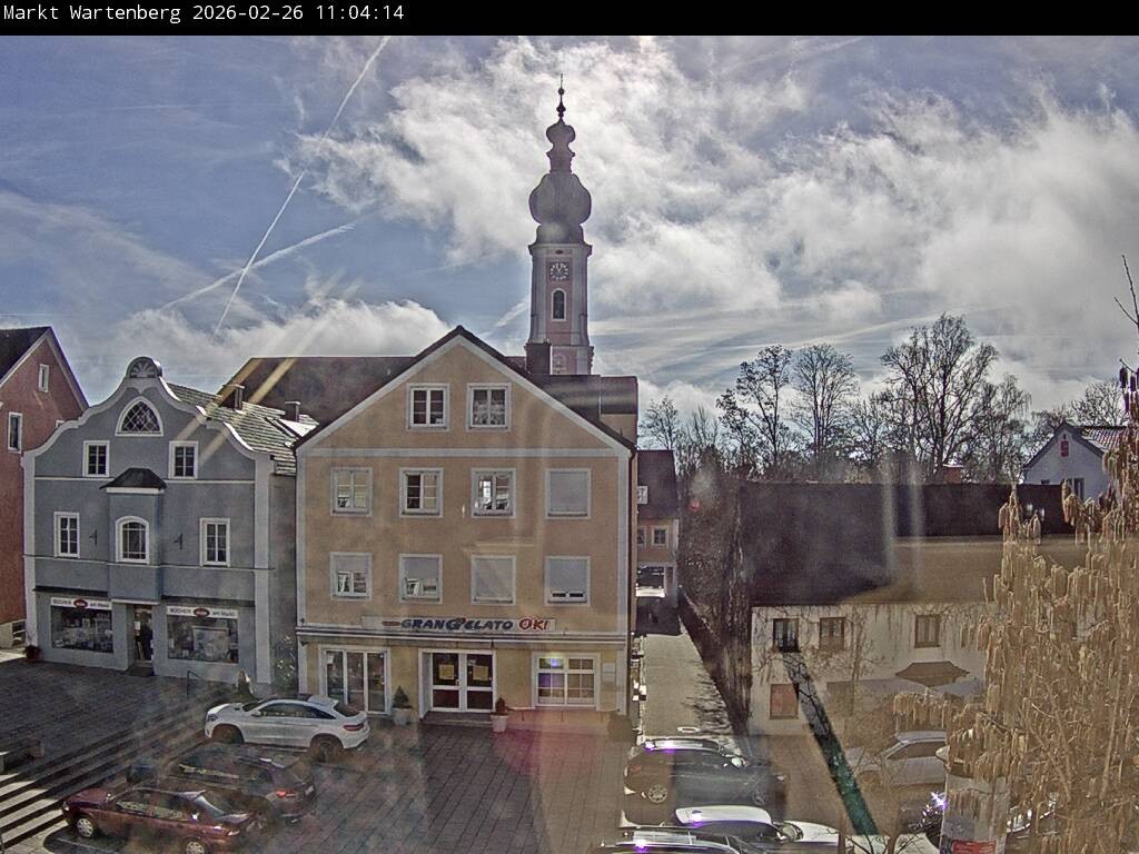 Archiv Foto Webcam Marktplatz Wartenberg im Landkreis Erding