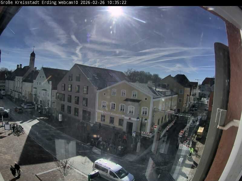 Archiv Foto Webcam Stadtzentrum Erding