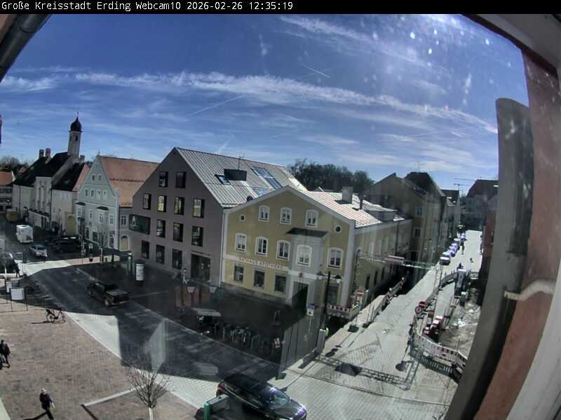 Archiv Foto Webcam Stadtzentrum Erding