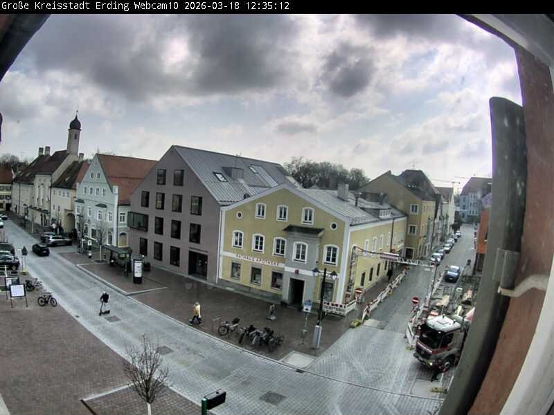 Archived image Webcam Erding - Shopping area