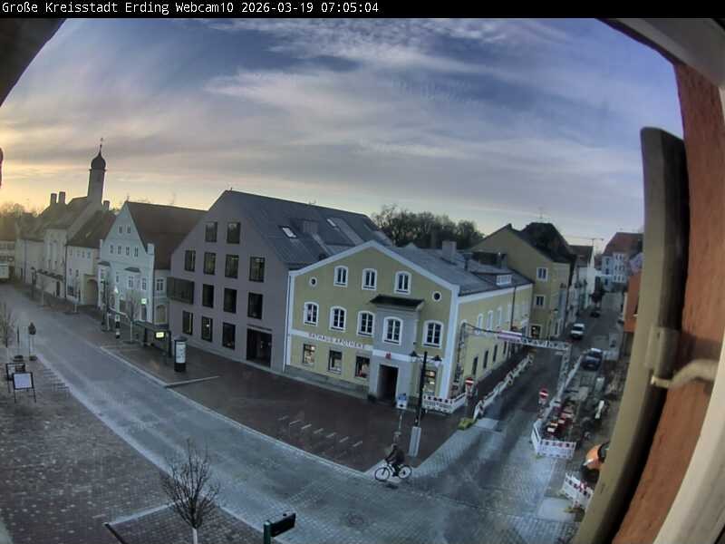 Archived image Webcam Erding - Shopping area