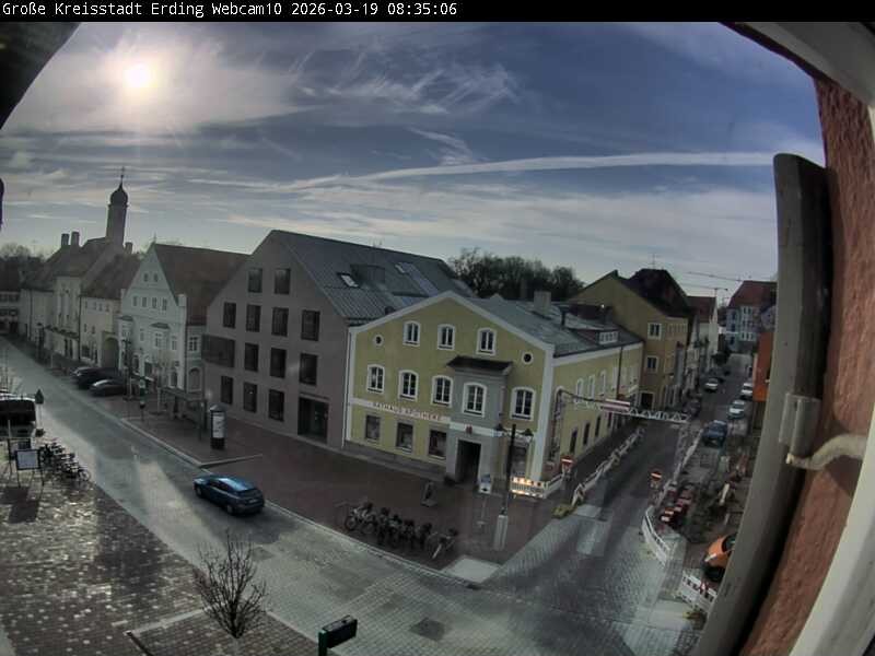 Archived image Webcam Erding - Shopping area