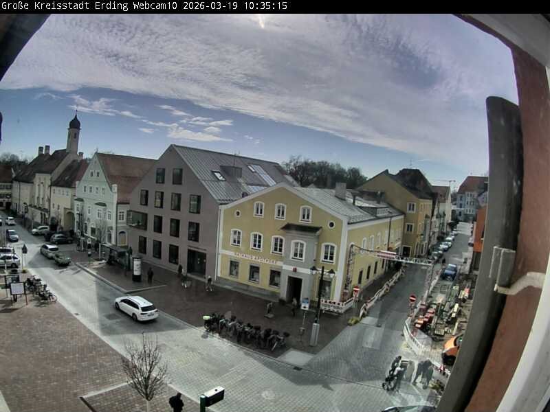 Archived image Webcam Erding - Shopping area