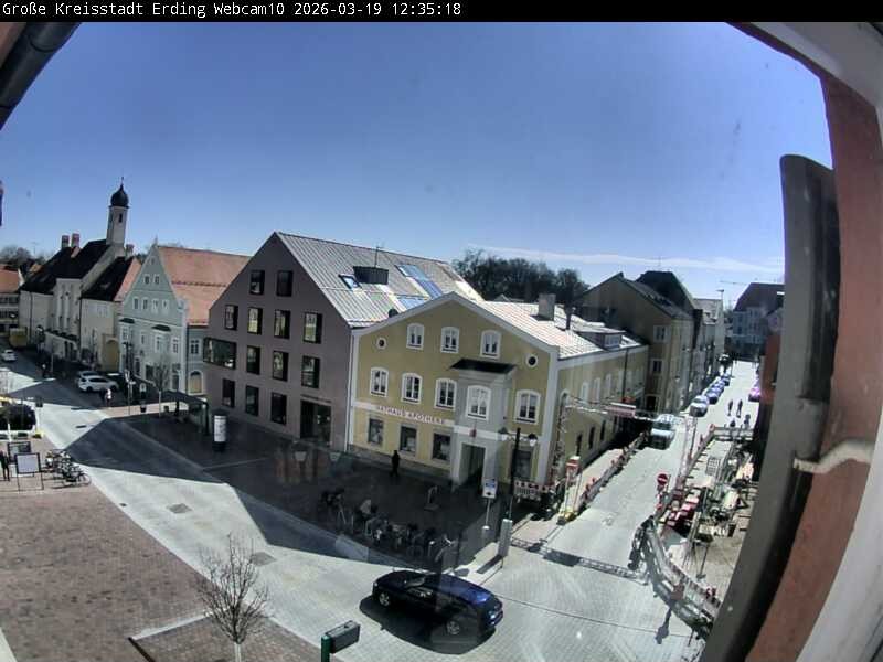 Archived image Webcam Erding - Shopping area