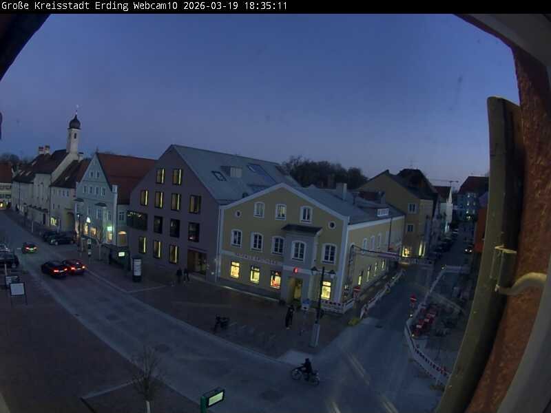 Archived image Webcam Erding - Shopping area