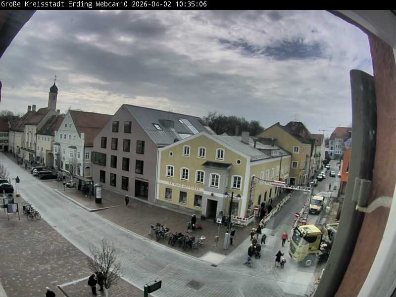 Archiv Foto Webcam Stadtzentrum Erding