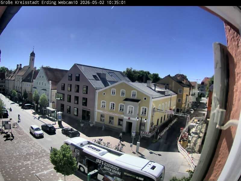 Archived image Webcam Erding - Shopping area