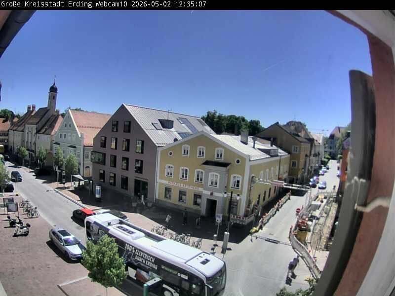 Archived image Webcam Erding - Shopping area