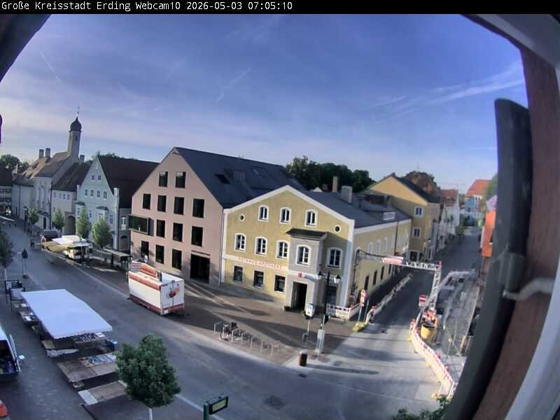 Archived image Webcam Erding - Shopping area