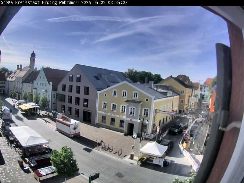 Archived image Webcam Erding - Shopping area